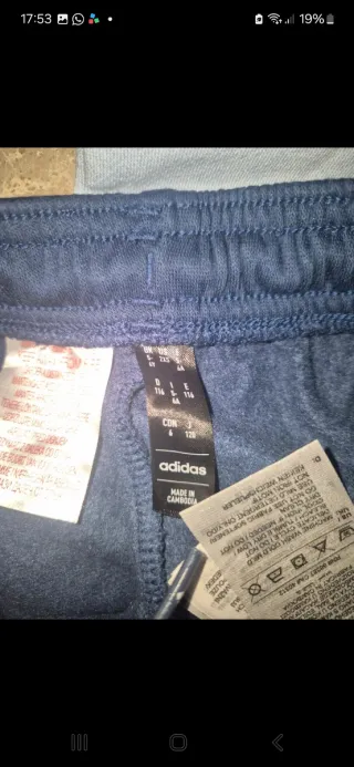 Conjunto Adidas niño azul