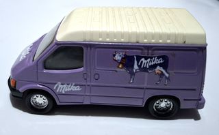 Modellino Ford Transit 1989 1:43 Milka