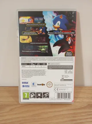 Sonic Shadow Generations Nintendo Switch (NUEVO)