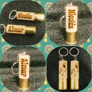 Llavero de cartucho personalizado