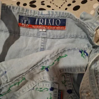 Peto corto tejano bordado