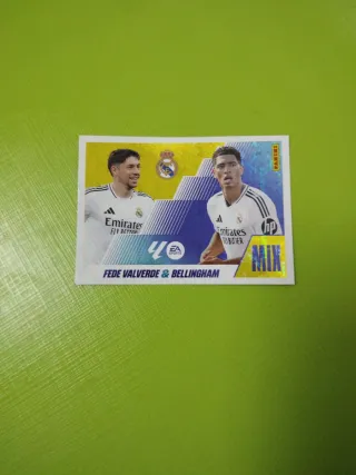 Cromo Fede Valverde & Bellingham Real Madrid