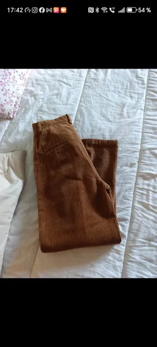 Pantalón pana H&M caramelo Talla XS