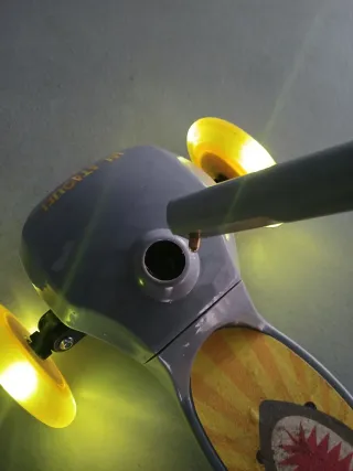 Patinete infantil 3 ruedas luces