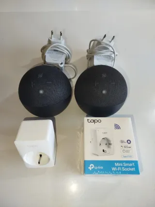 Altavoces Inteligentes Alexa + enchufes smart wifi