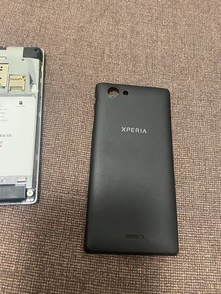 Móvil Sony Xperia Negro Antiguo