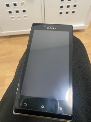 Móvil Sony Xperia Negro Antiguo