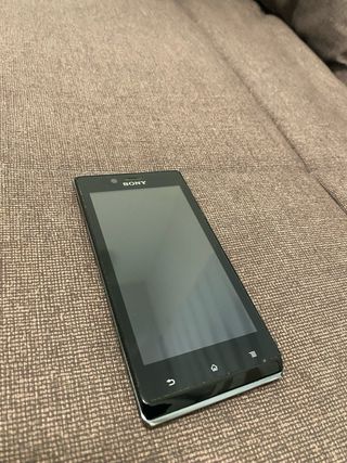 Móvil Sony Xperia Negro Antiguo