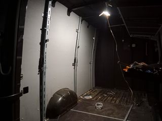 Baldas furgoneta VW crafter rieles y 6 baldas alum