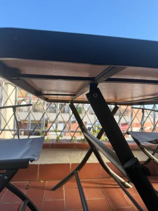 Mesa y Sillas Terraza Plegables