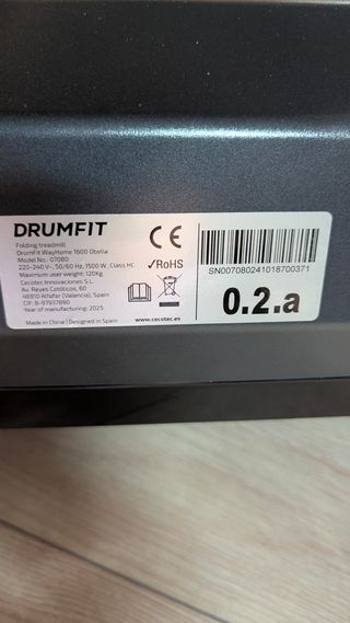 Cinta de Correr Cecotec DrumFit WayHome