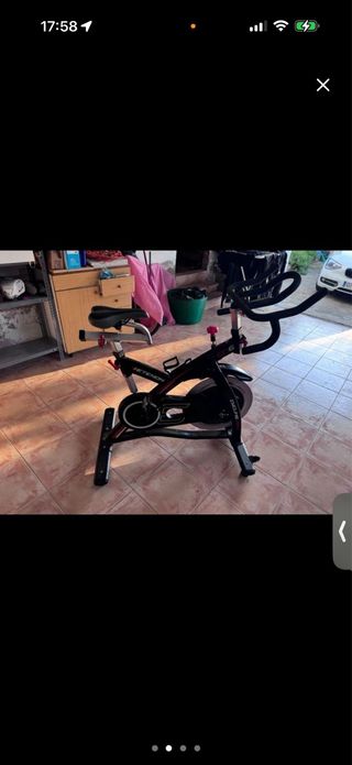 Bicicletta Spinning Nera