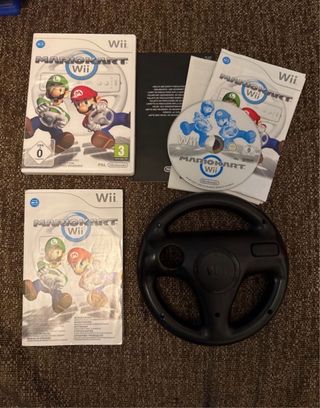 Mario Kart Wii + Volante Wii