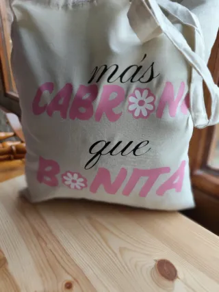 Bolso Tote Más Cabrona Que Bonita