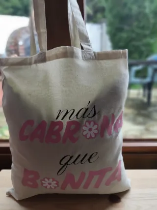 Bolso Tote Más Cabrona Que Bonita