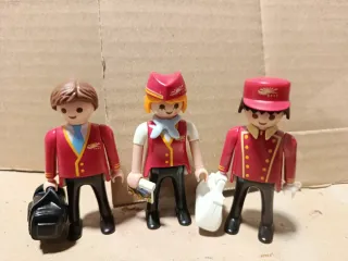 Playmobil Hotel Personal y + 7270 botones Carrito