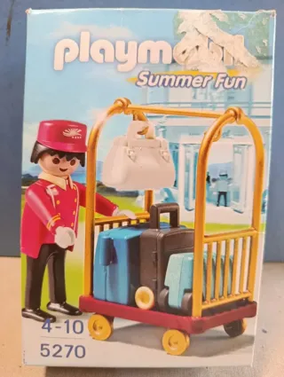 Playmobil Hotel Personal y + 7270 botones Carrito