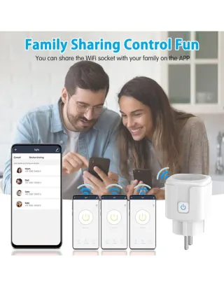 Enchufe Inteligente WiFi Blanco