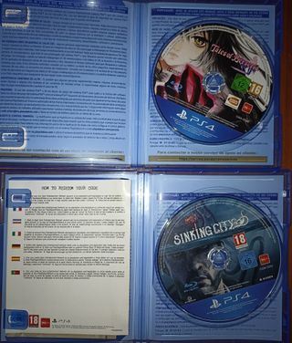Lote 4 Juegos PS4: Sinking City, Blacksad, Tales o