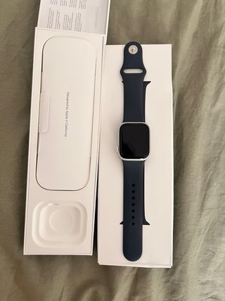 Apple Watch Plata y Azul Marino
