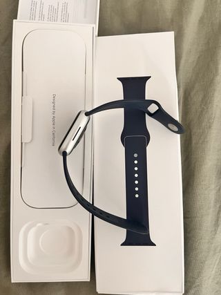 Apple Watch Plata y Azul Marino