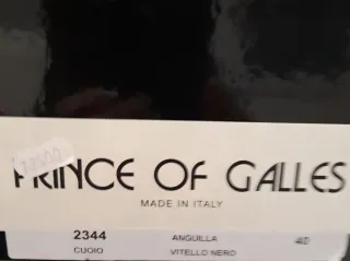 Scarpe Prince of Galles Uomo Nere