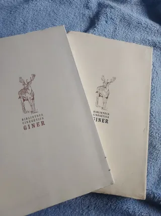 2 Libros de caza Cazadores y España Agreste. Giner