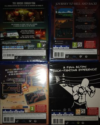 Lote 4 Juegos PS4