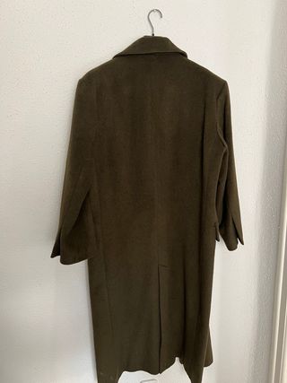 Abrigo verde oversize Stradivarius S