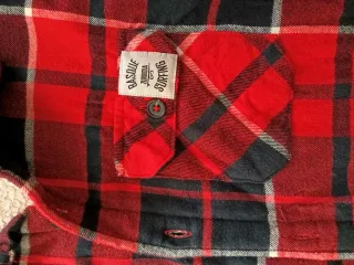 Camisa de cuadros forrada