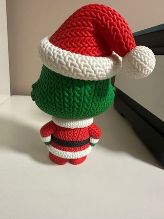 Muñeco Grinch tejido 3D