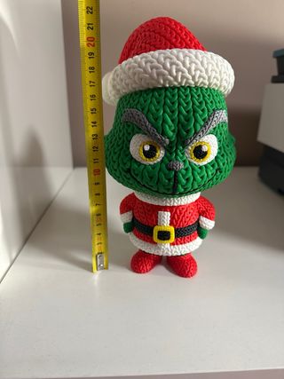 Muñeco Grinch tejido 3D