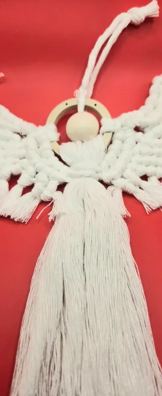 Angioletto Macramè Bianco