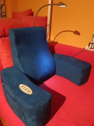 Sillón lectura con luz y masaje