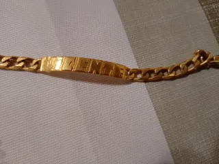 Pulsera esclava de oro