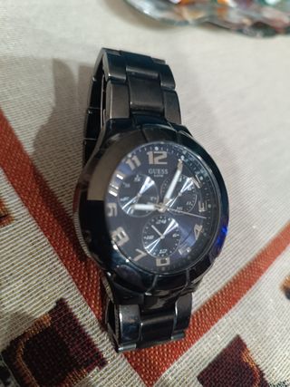 Orologio Guess Uomo Nero Blu Cronografo