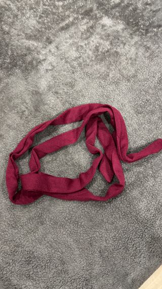 Pantalones anchos rojos fluidos