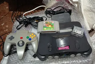 Consola Nintendo 64 Gris y Beige