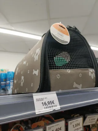 Transportín Gato Perro Mascotas Azul