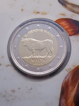 Coincard 2€ Malta 2025 Il Gendus Malti