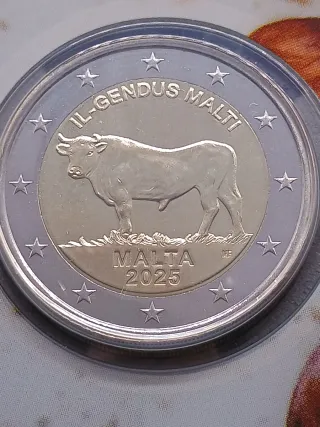 Coincard 2€ Malta 2025 Il Gendus Malti