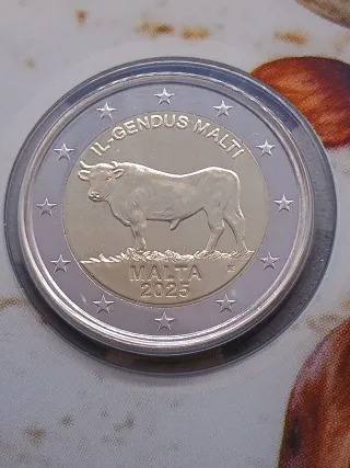 Coincard 2€ Malta 2025 Il Gendus Malti