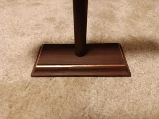 Expositor pulseras/relojes/coleteros marrón y dora