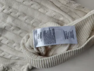 Maglioncino 18 mesi panna cotone lana e cashmere