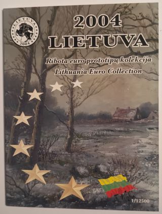 Monedas Euro Lituania 2004 prueba cartera FDC/BU