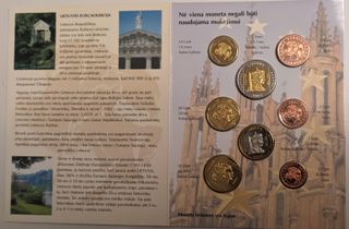 Monedas Euro Lituania 2004 prueba cartera FDC/BU