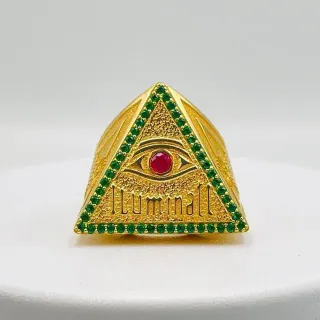 SELLO ILUMINATI. Oro 18k.