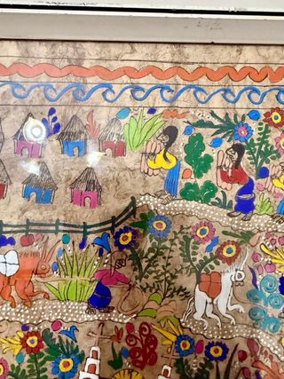 Dipinto Messicano Carta Multicolore