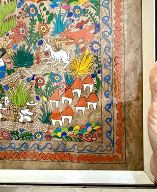 Dipinto Messicano Carta Multicolore