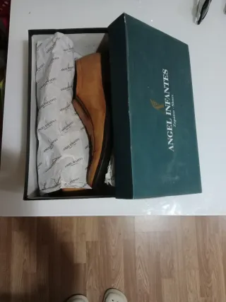 Zapatos Piel Ángel Infantes Talla 44 Marrón